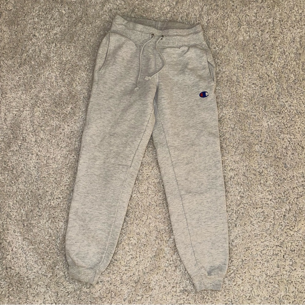 Champion light grey sweatpants Xs